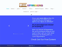 Tablet Screenshot of expansions.com